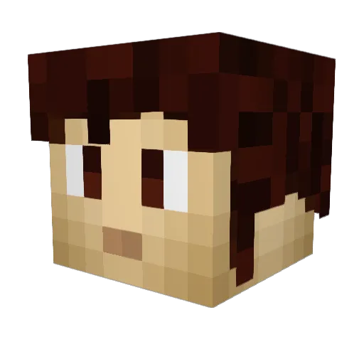 MoZZman69 Minecraft avatar head, 3D render