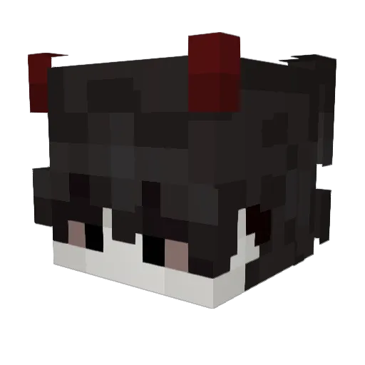 MoZeeks_ Minecraft avatar head, 3D render