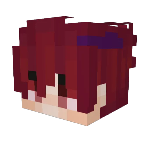 Mo_Dew Minecraft avatar head, 3D render