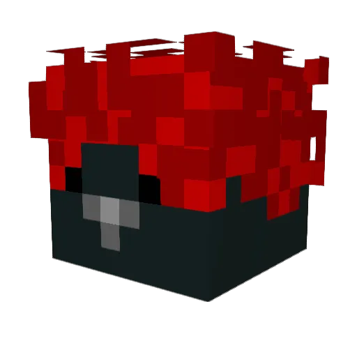 Mo_J Minecraft avatar head, 3D render
