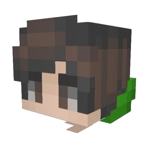 Mo_Sd Minecraft avatar head, 3D render