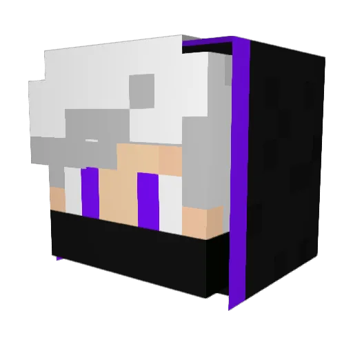 Moamel7072 Minecraft avatar head, 3D render