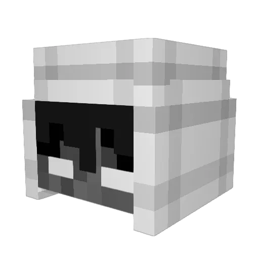Moarxy_ Minecraft avatar head, 3D render