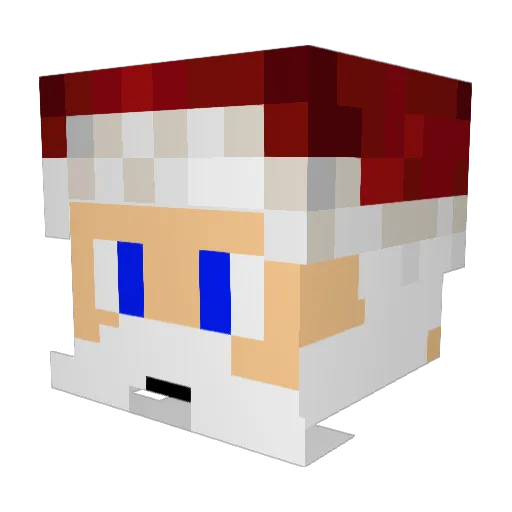 MobKiller28x Minecraft avatar head, 3D render