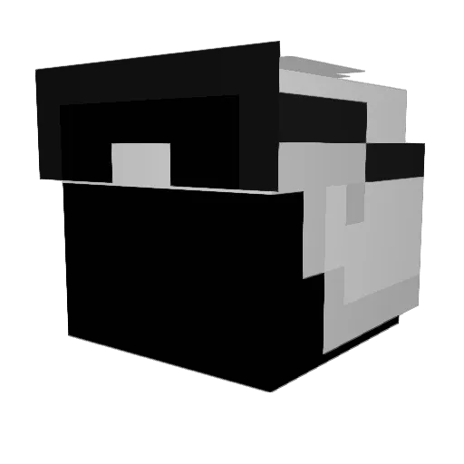 MobMasterOG Minecraft avatar head, 3D render