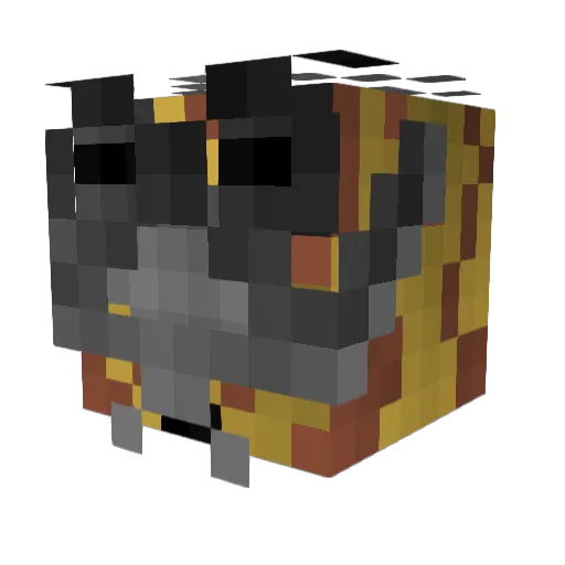 Mob_Hunter360 Minecraft avatar head, 3D render