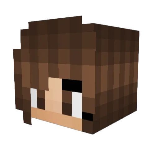 MobaZane Minecraft avatar head, 3D render