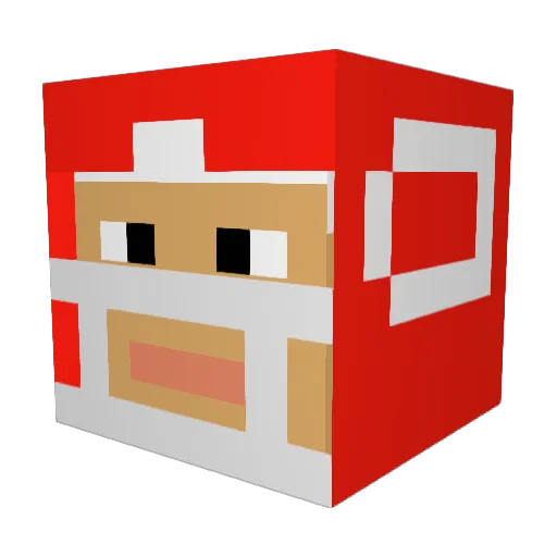 MobeisCool Minecraft avatar head, 3D render