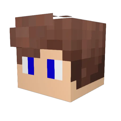 MobidWaysXSlayer Minecraft avatar head, 3D render