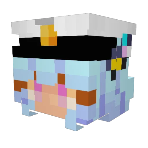 MobileHunter309 Minecraft avatar head, 3D render