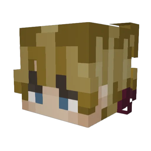 Mobile_boe69 Minecraft avatar head, 3D render