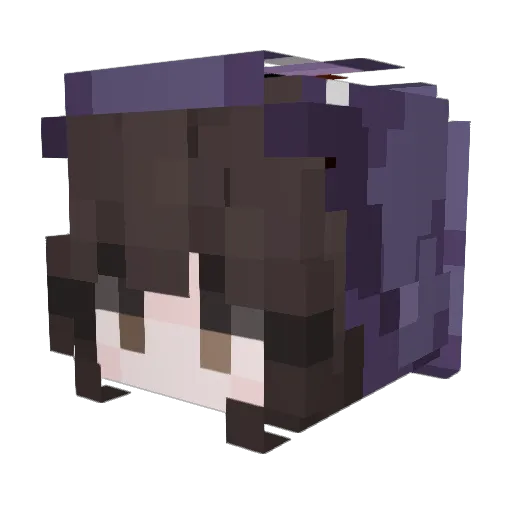 Mobilfunkvertrag Minecraft avatar head, 3D render
