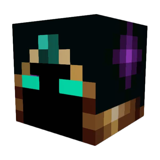 Mobius2254 Minecraft avatar head, 3D render