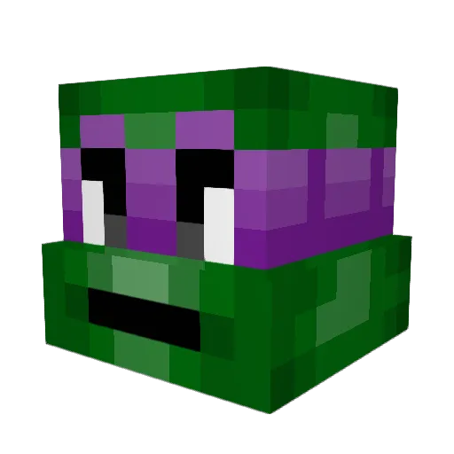 Mobius7539 Minecraft avatar head, 3D render
