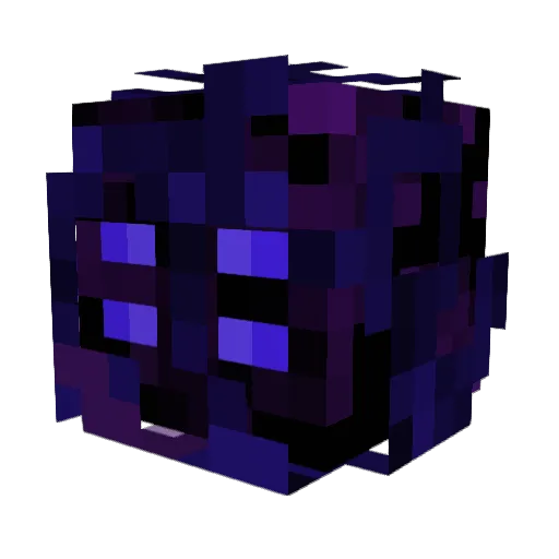 MobiusQube Minecraft avatar head, 3D render