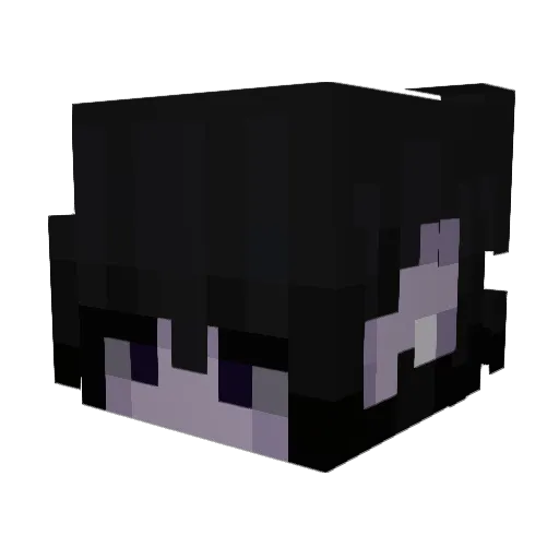 MobyHugeTM Minecraft avatar head, 3D render