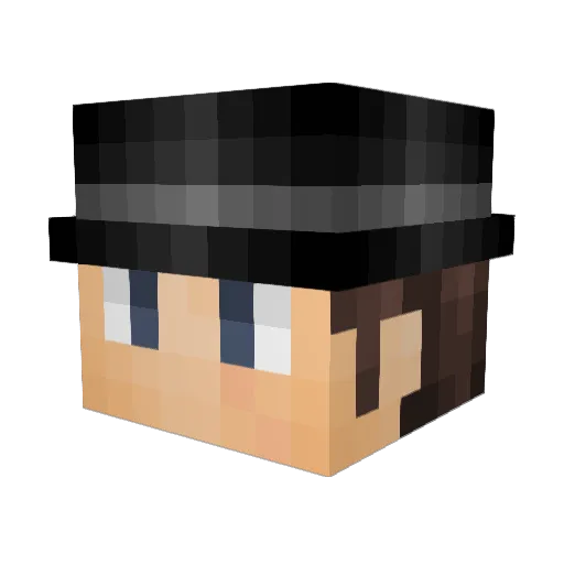 Moch1772 Minecraft avatar head, 3D render