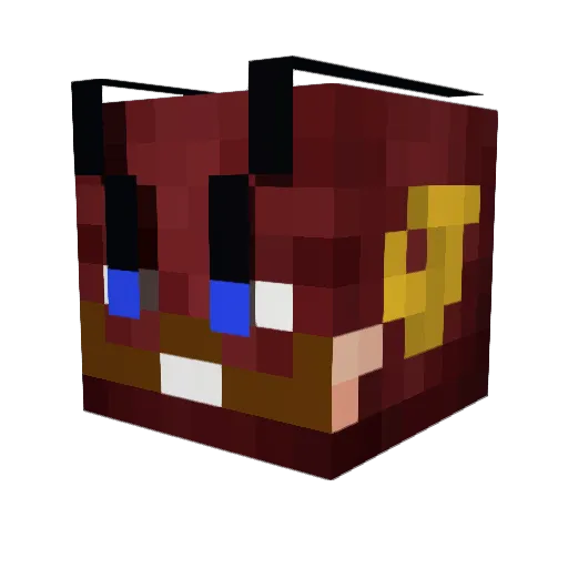 MochaBoi Minecraft avatar head, 3D render