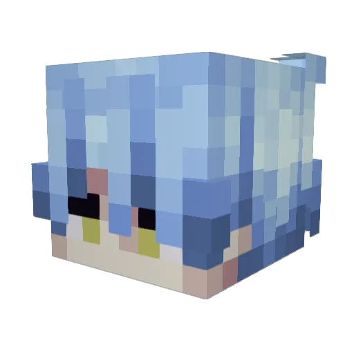 MochaFrappey Minecraft avatar head, 3D render