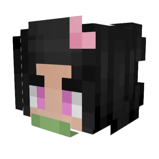 MochaMaeg Minecraft avatar head, 3D render