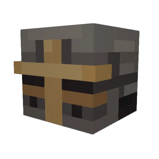 Mochaed Minecraft avatar head, 3D render