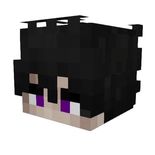 MochiChris Minecraft avatar head, 3D render