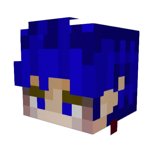 Mochi_tea_ Minecraft avatar head, 3D render