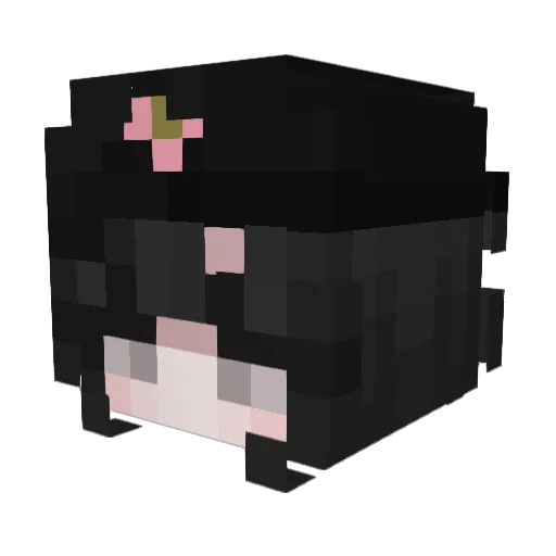 Mochichi_116 Minecraft avatar head, 3D render