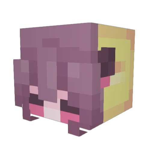 Mochiichii3 Minecraft avatar head, 3D render
