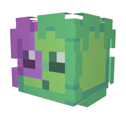 MochiiiBoiii Minecraft avatar head, 3D render