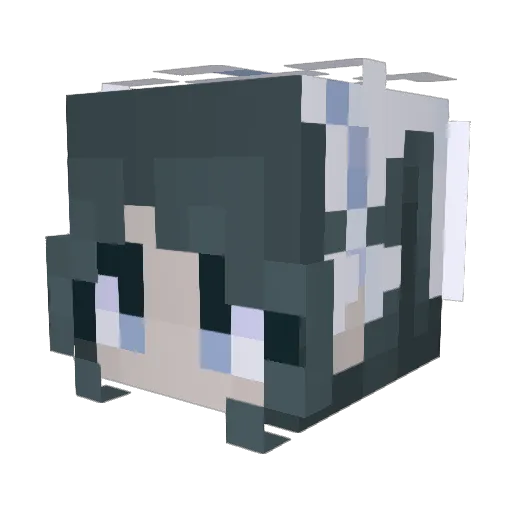 Mochilyn15 Minecraft avatar head, 3D render