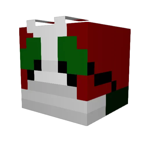Mochisuke_999 Minecraft avatar head, 3D render