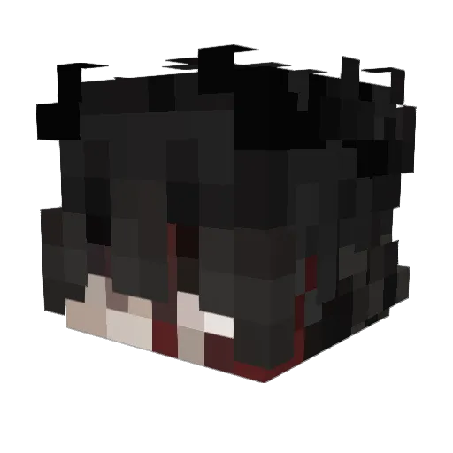 Mochixz Minecraft avatar head, 3D render