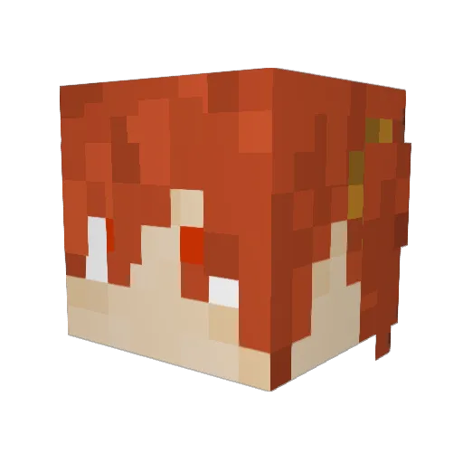 Mockel95 Minecraft avatar head, 3D render