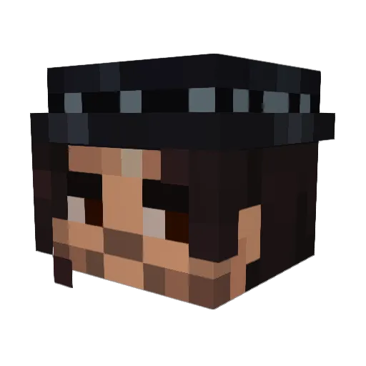 MockingOnion Minecraft avatar head, 3D render