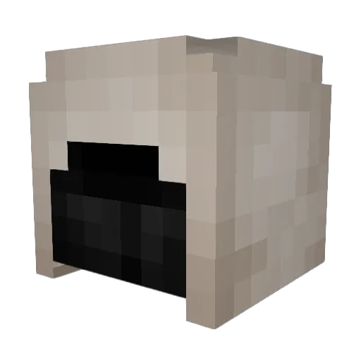 Mocklan Minecraft avatar head, 3D render
