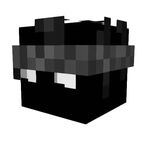 Mocome95 Minecraft avatar head, 3D render