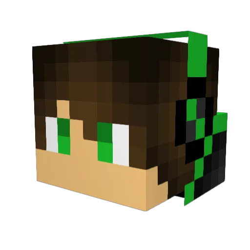Mocskos4 Minecraft avatar head, 3D render