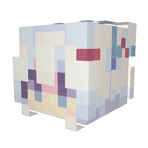 ModInitializer Minecraft avatar head, 3D render