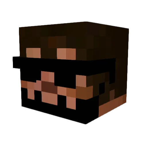 ModProg Minecraft avatar head, 3D render