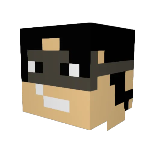 Mod__Kyle Minecraft avatar head, 3D render