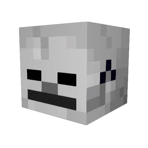 ModeloWasTaken Minecraft avatar head, 3D render