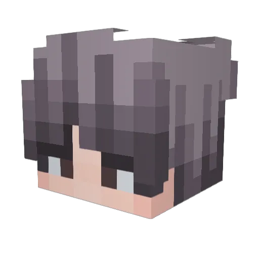 Moder78 Minecraft avatar head, 3D render