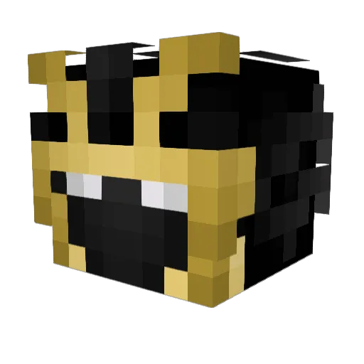 ModerYOU Minecraft avatar head, 3D render