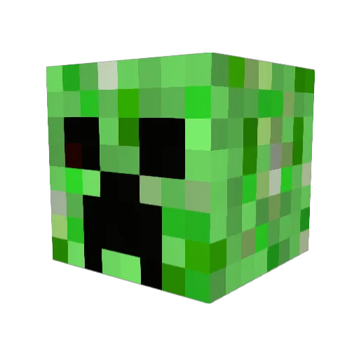 Moderators Minecraft avatar head, 3D render