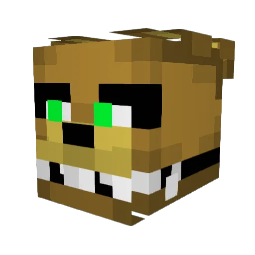 ModernJammer Minecraft avatar head, 3D render