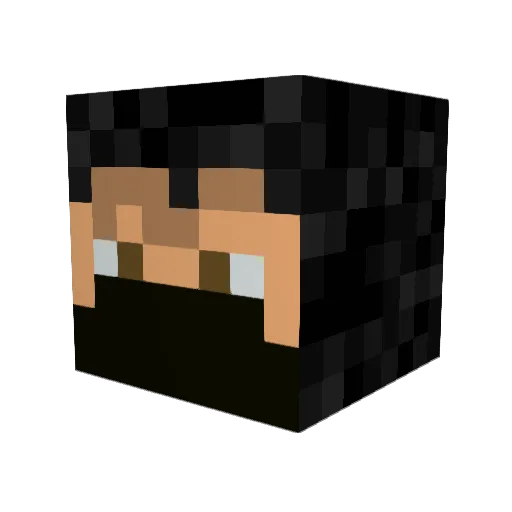 Modern_Prince Minecraft avatar head, 3D render