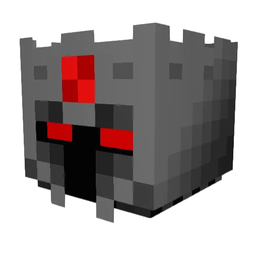 Modigus Minecraft avatar head, 3D render