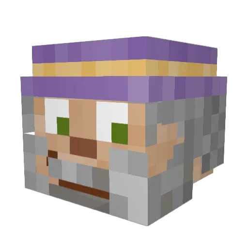 Modist_Pelican Minecraft avatar head, 3D render