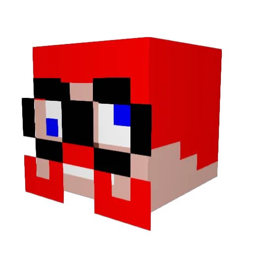 Modman0925 Minecraft avatar head, 3D render